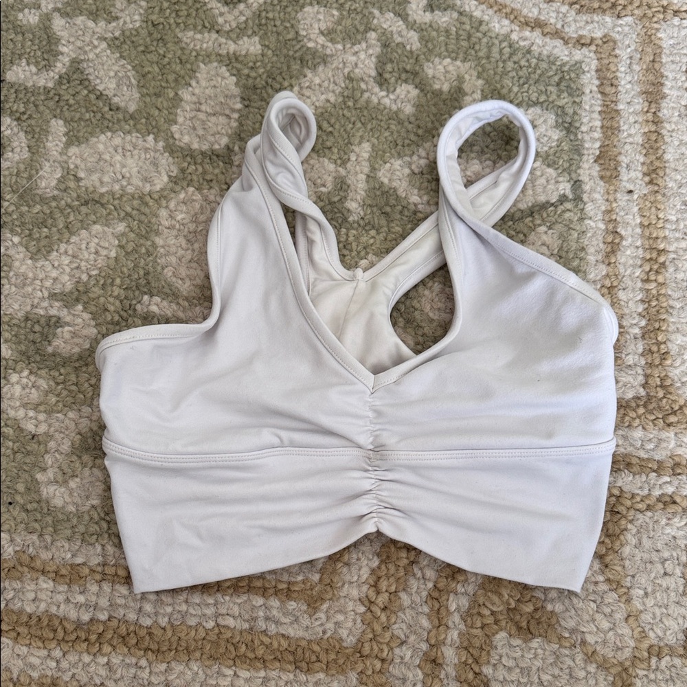 ALO Yoga White Sports Bra